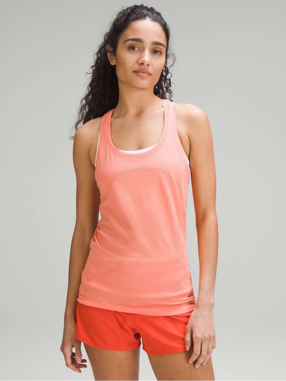 Lululemon Swiftly Tech Racerback Tank Top 2.0 Sunny Coral Reef Women’s Size 10